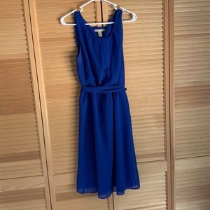 Banana Republic Blue Sleeveless Dress